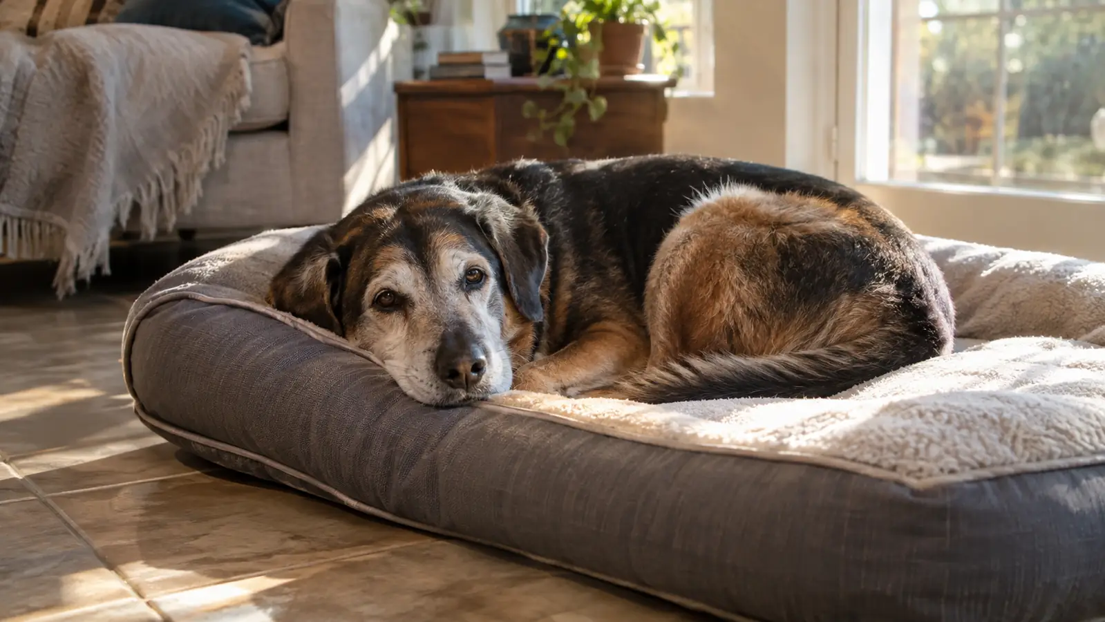 The Night Biscuit Finally Slept Through on a Real Orthopedic Bed