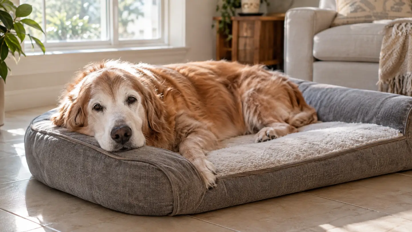 EHEYCIGA Orthopedic Bed vs the Bedsure Memory Foam Bed: Which Fits a Stiff Senior Dog Better?