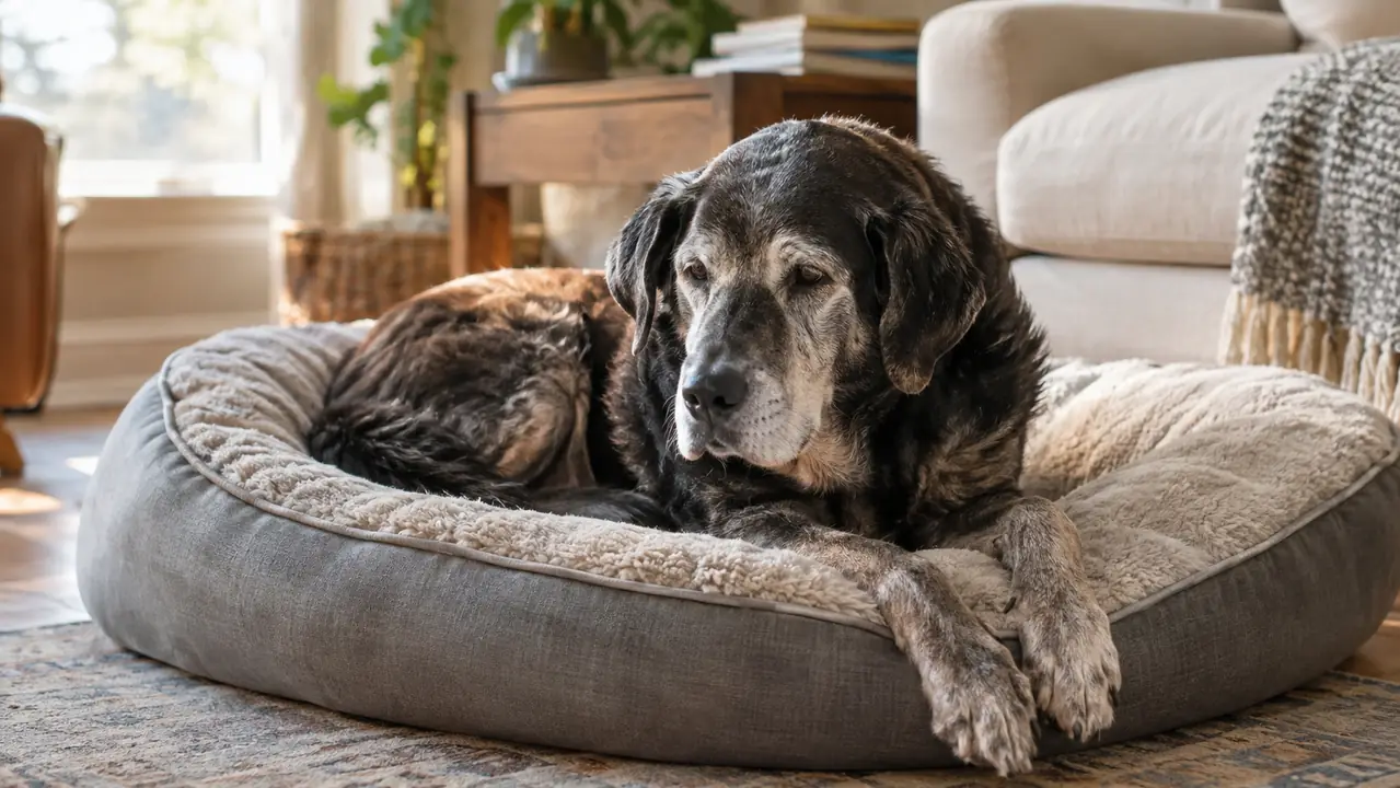 How to Pick a Bed for a Dog with Stiff Hips