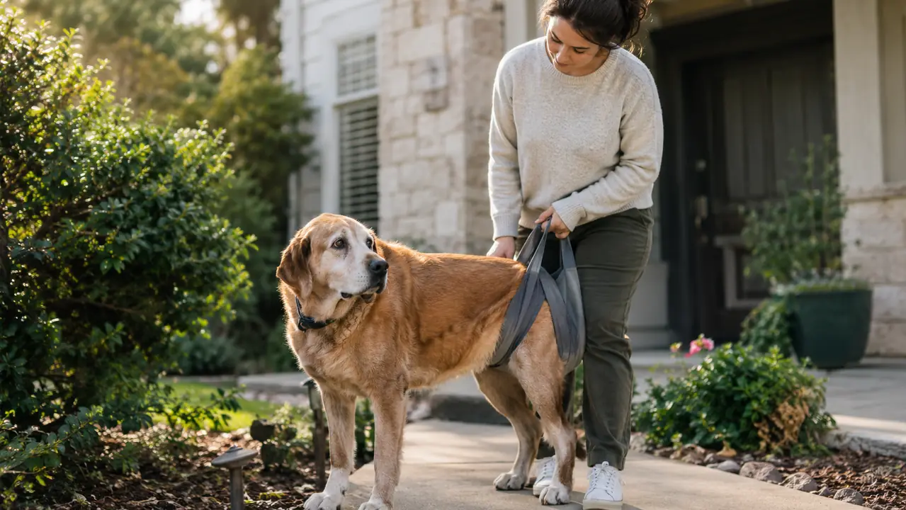 LOOBANI Rear Support Sling Review: Months of Daily Use with a Senior Lab Mix