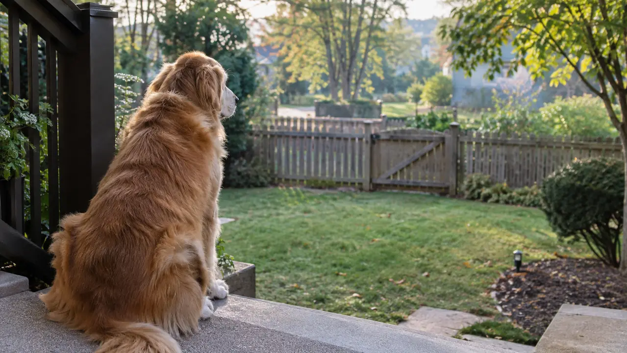 Three Back Steps and a Dog Who Hesitated