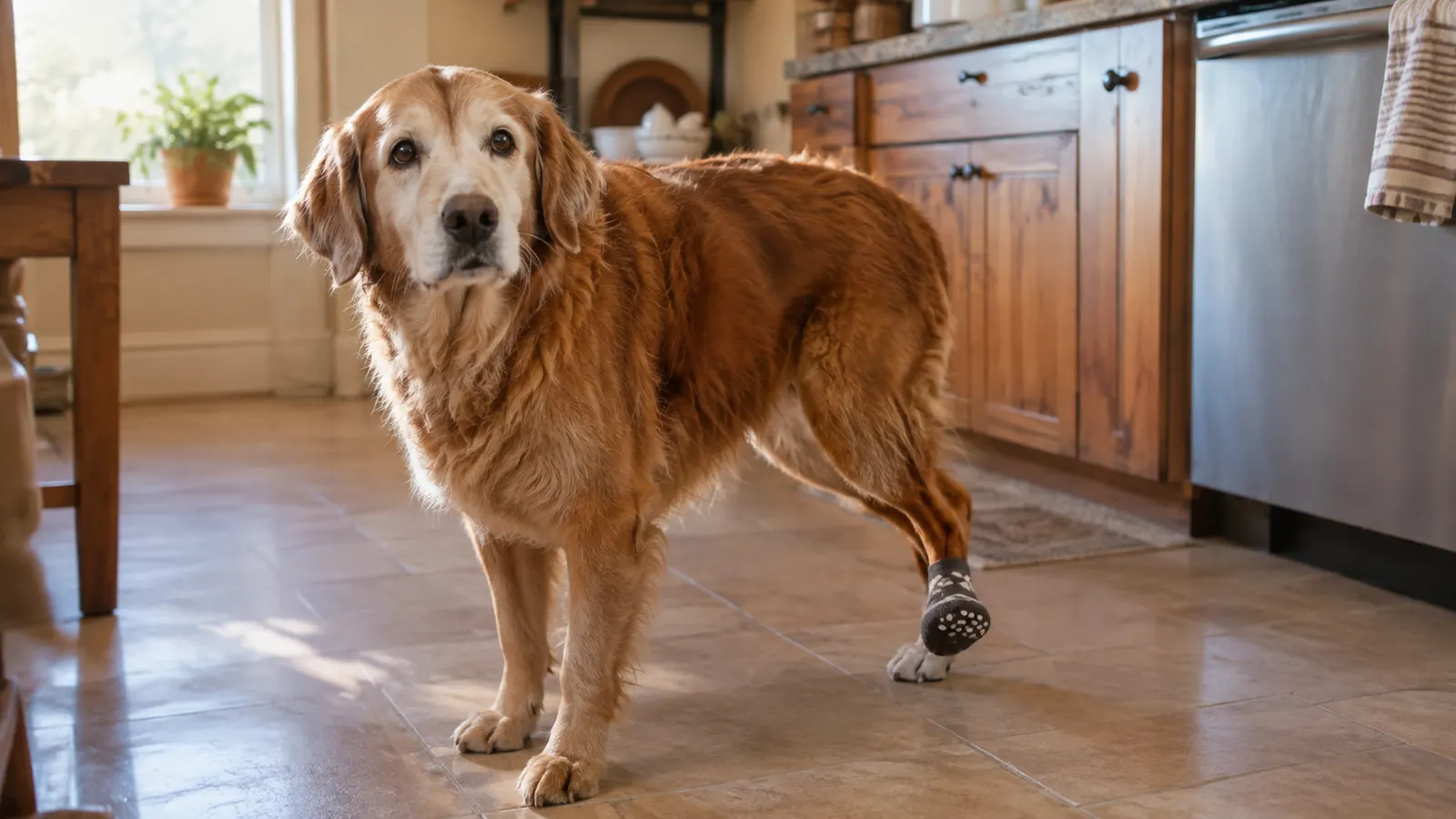 Biscuit and the Kitchen Floor Slide
